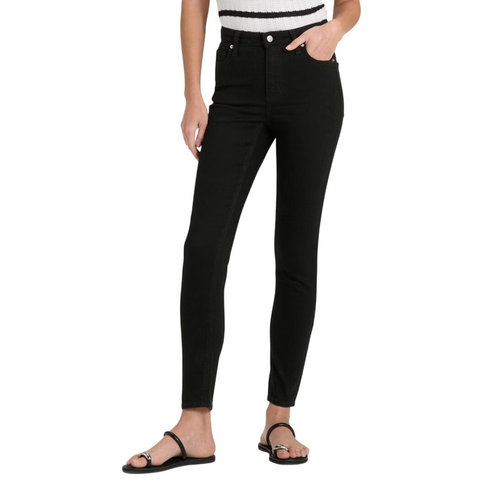 Universal Thread Women's Black High Rise Skinny Denim Jeans Size 8